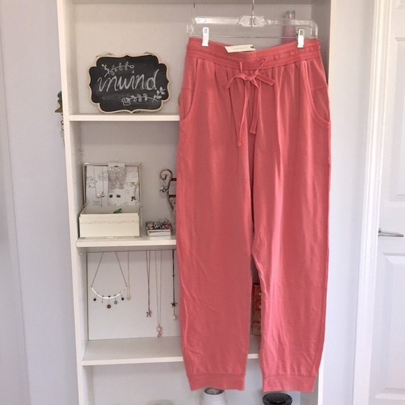 SATURDAY SUNDAY Watermelon Pink Harem Pants - Picture 2 of 10